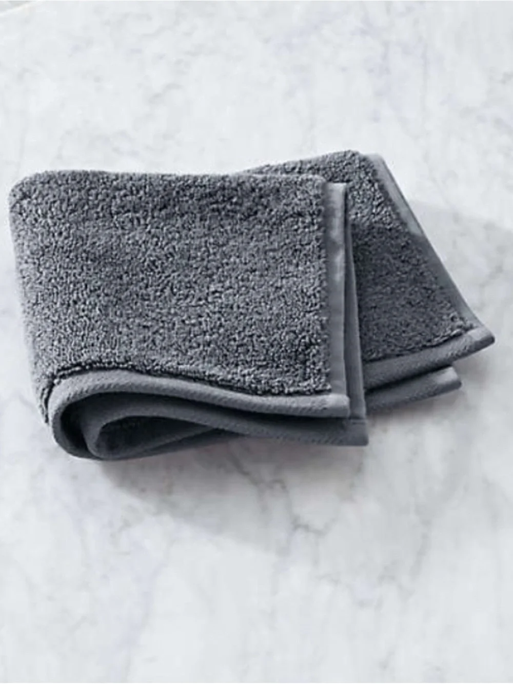 12 / The Turkish Towel Company Slate Gray Washclothes